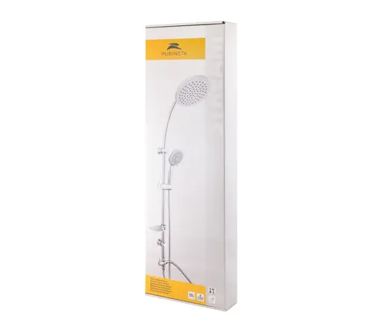 Shower system Rubineta Olo BK Thermo 15 BK