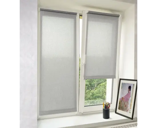 შტორი Delfa Aura SRSH-01M-2720 66(62)/170 სმ ღია ნაცრისფერი