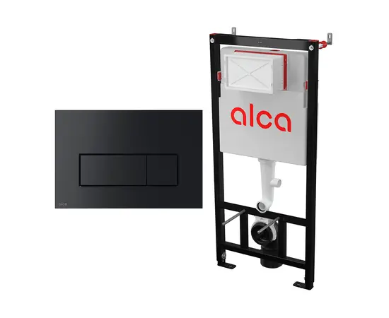 Installation system for suspended toilet Alcadrain AM101/1120 + button M578