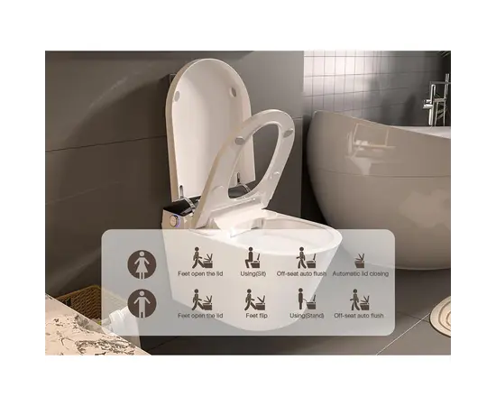 Set Smart toilet T3 + Building Installing Glossy White