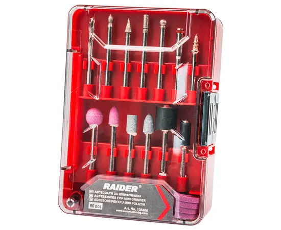 Accessory set for micro tool Raider 138406 96 pcs Accessory set for micro tool Raider 138406 96 pcs