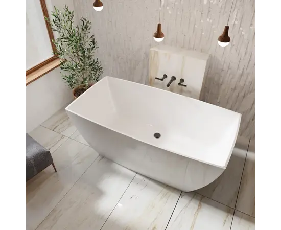 Artificial stone bath Vayer Gemini 146.2x73.9 см