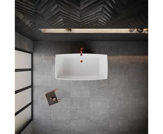 Artificial stone bath Vayer Gemini 146.2x73.9 см