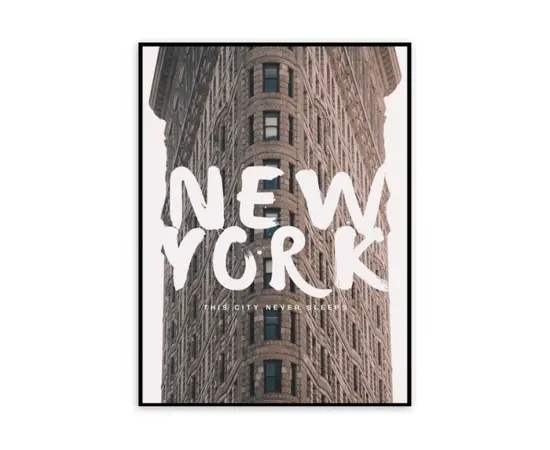 Картина на рамке Styler AB063 NEW YORK 50X70