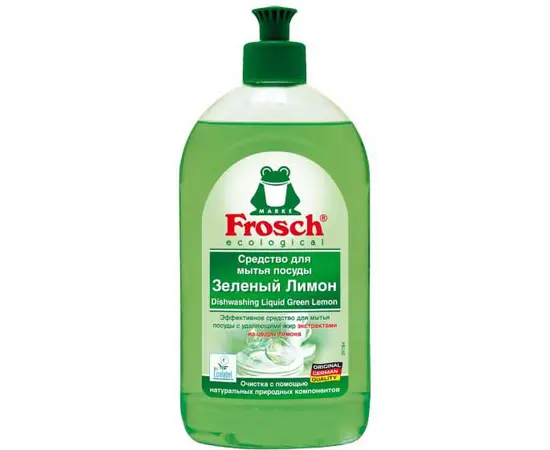 ჭურჭლის სარეცხი გელი Frosch lemon 500 მლ