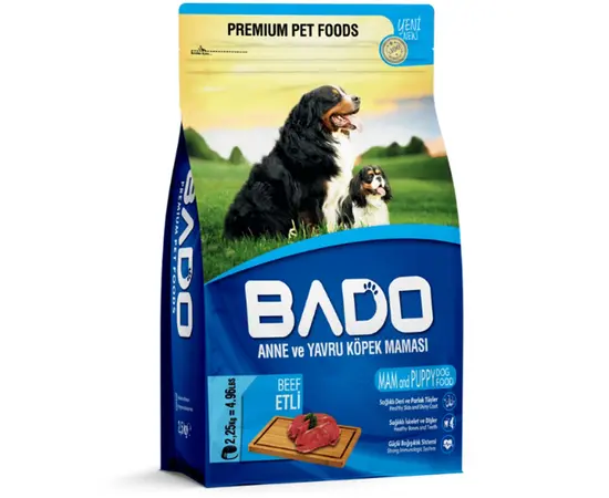 Сухой корм для кормящих собак и щенков BADO 2,25 кг