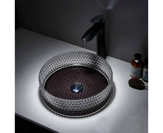 Washbasin countertop GLASS BASIN GL09D