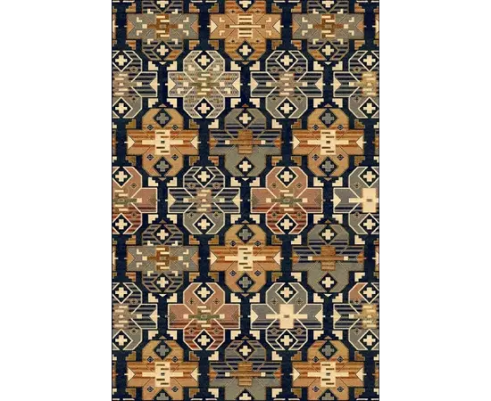 ხალიჩაDywilan  SUPERIOR DIAS NAVY 2476 cC1 170x235 100% WOOL