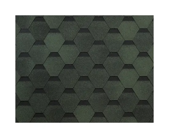 Roof shingle bituminous flexible Technonicol Optima Sonata green 3 m²