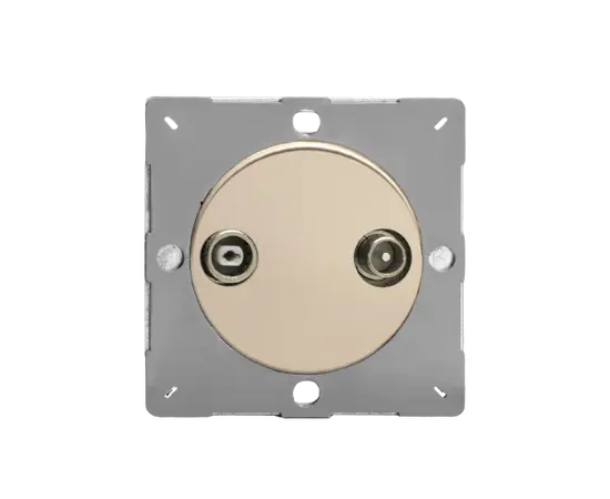 Socket Varilight R/TV/SAT satin