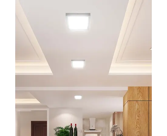 პანელი LED V-TAC 24W 4000K ზედაპირზე სამონტაჟო ოთკუთხედი 23023