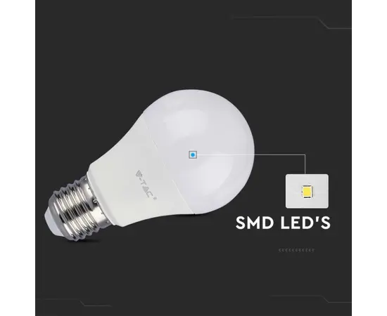 Lamp LED V-TAC E27 10.5W 217350 A60 3000K