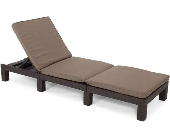 შეზლონგი მოწნილი KETER ყავისფერი 195x65x25,5