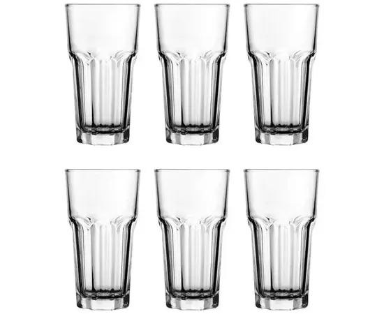 ჭიქა წვენის LUCKYGLASS 480მლ 6ც  LG-101418