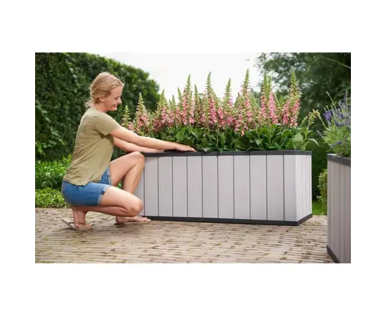 Горшок цветочный Keter Sequoia Large planter 131.4x58x50 см