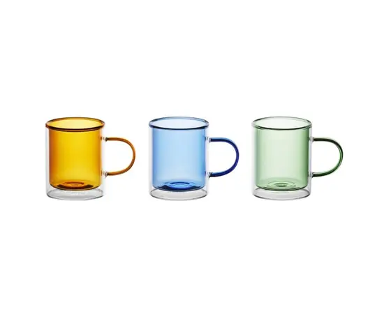 ჭიქა თერმოგამძლე ფერადი DAJAR/96915 350 ml