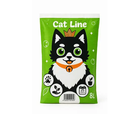 კატის ტუალეტი ხის CATLINE 8 ლიტრი