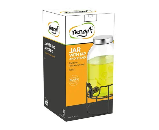 ქილა დისპენსერი ონკანით და სადგამით RENGA Voca 113027 5 ლ