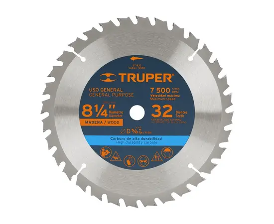 საჭრელი დისკი ხისთვის Truper ST-832 210 მმ