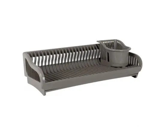 Сушка для посуды Aleana 2 в 1 53x23x19 см какао