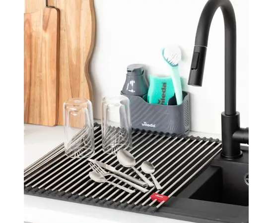 Складная сушилка для посуды  Vileda Easy Kitchen 45x40 см