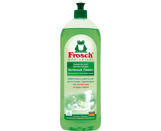ჭურჭლის სარეცხი გელი Frosch lemon 1 ლ