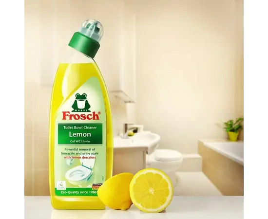 საწმენდი საშუალება ტუალეტისთვის Frosch ლიმონი 750 მლ