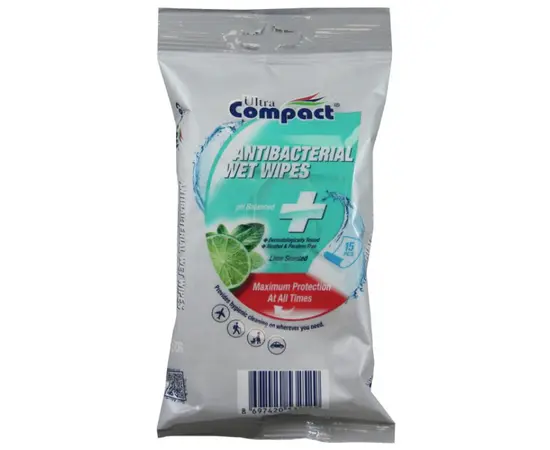 Влажные салфетки Compact 15 шт
