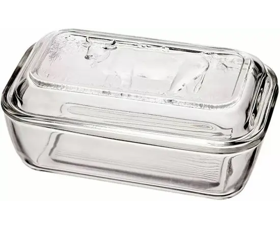 Butter Dish Glass DAJAR LUMIC 3902 17x10.5 cm