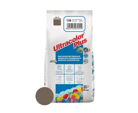 ფუგა Mapei Ultracolor Plus 136 2 კგ თიხისფერი