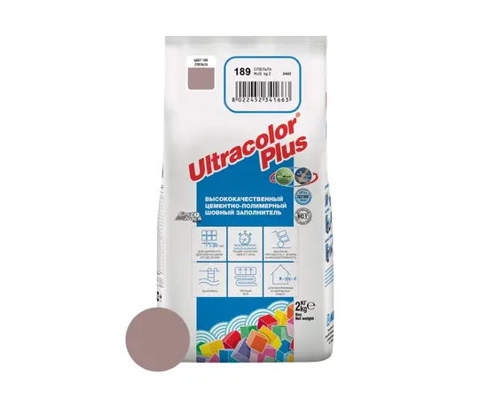 ფუგა Mapei Ultracolor Plus 189 2 კგ ხორბლისფერი