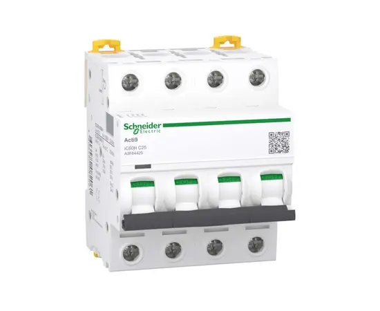 Автоматический выключатель Schneider Electric 4Р C25 6кА curve