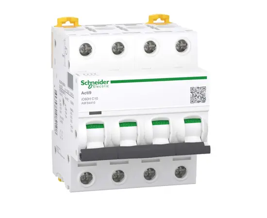 Автоматический выключатель Schneider Electric 4Р C10 6кА curve