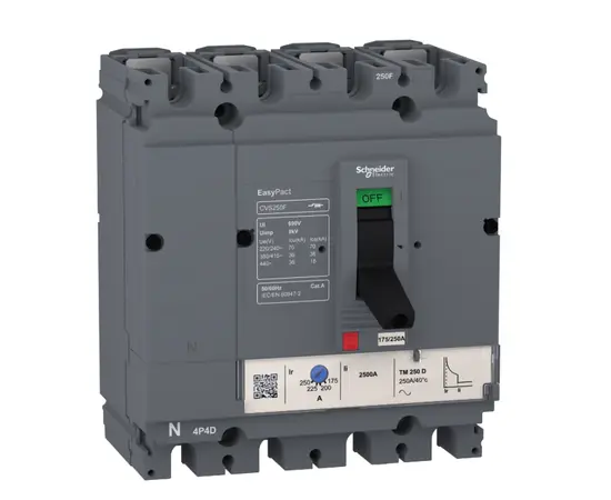 Автоматический выключатель Schneider Electric 4Р C125 36кА curve