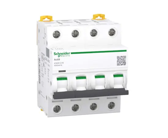 Автоматический выключатель Schneider Electric 4Р C16 6кА curve