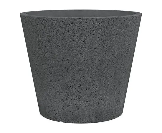 Горшок пластиковый Scheurich STONY BLACK 49/238 C-CONE 49
