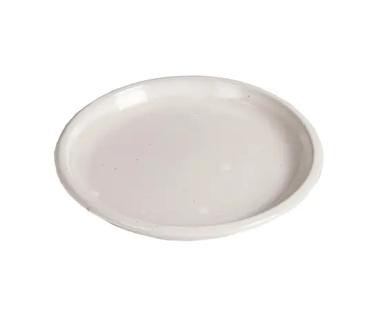 Подставка для горшка Mega Collections Glazed Saucer White D29H3