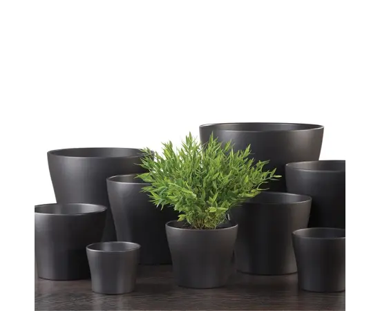 Горшок керамический цветочный Scheurich 808/31 COVER-POT ANTHRAZIT