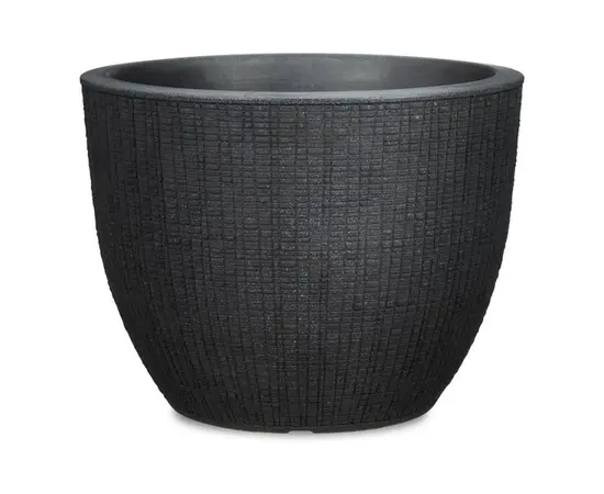 Горшок пластиковый уличный Scheurich 30/295 Stony black
