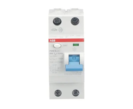 Difavtomat ABB 2p A 63A 230V 10kA 30mA Type A