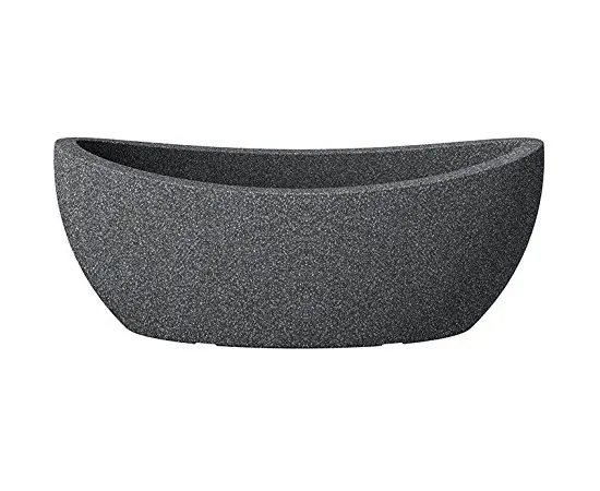 Горшок пластиковый уличный Scheurich 253/58 WA.GLOBE JARD. SCHWARZ GRANIT