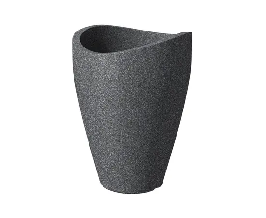 Горшок цветочный пластиковый Scheurich SCHWARZ GRANIT 54/254 HOCHGEFAESS