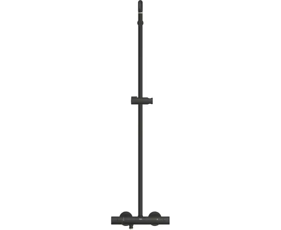 საშხაპე სისტემა შემრევით Grohe Vitalio Start System 250 Black თერმოსტატით