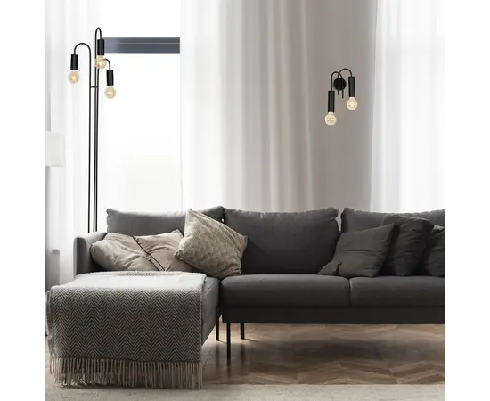 ბრა Luminex Loppe 511 2 E27 15W შავი