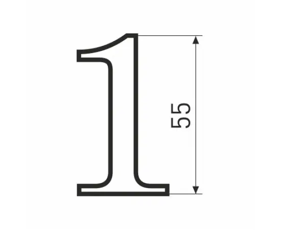 Numbers plastic Soller 141-002 №1