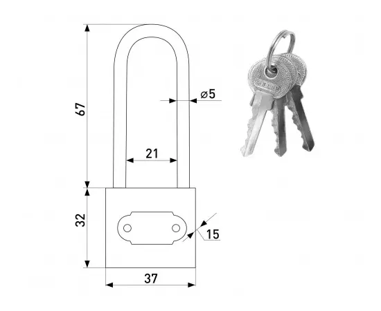 ბოქლომი Soller 364-38L 38mm
