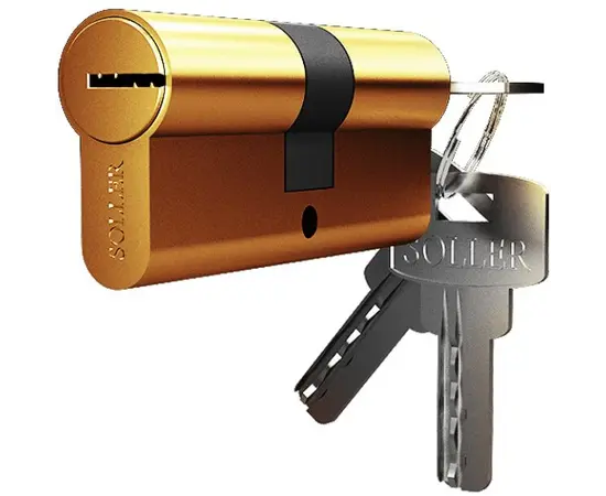 Cylinder Soller F5 70 profile key gold