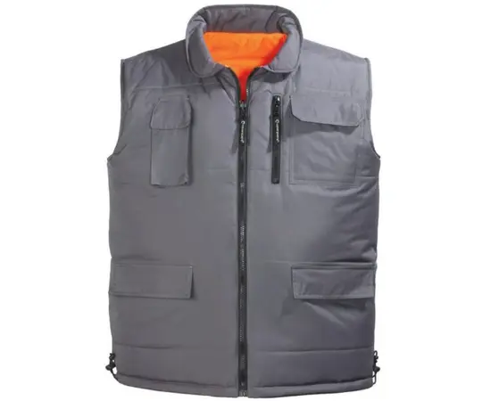 Warm double-sided waistcoat Coverguard 7HWGO XL orange