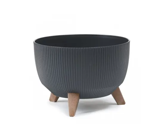 Горшок цветочный Lamela Bowl ROMA ECO recycled 400 jumper 21л