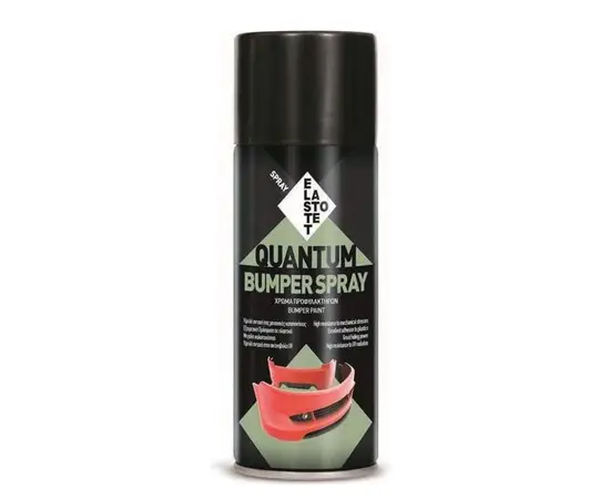სპრეი ბამპერისთვის Elastotet QUANTUM BUMPER  400მლ მქრქალი შავი